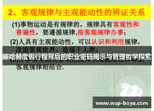 滕哈赫度假行程背后的职业密码揭示与管理哲学探索