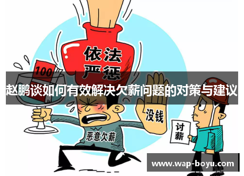 赵鹏谈如何有效解决欠薪问题的对策与建议