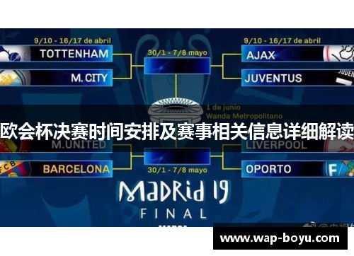 欧会杯决赛时间安排及赛事相关信息详细解读